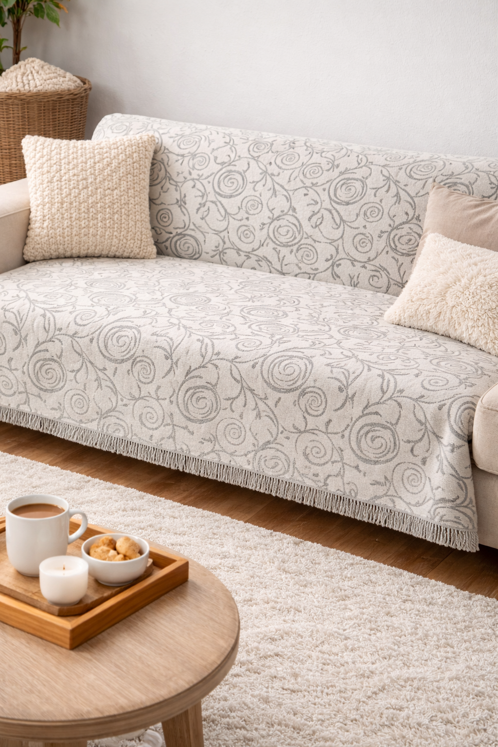 Ριχτάρια Σενίλ Καλοκαιρινά Διθέσια & Τριθέσια | Ανθεκτικά Ριχτάρια Καναπέ | All4myhome