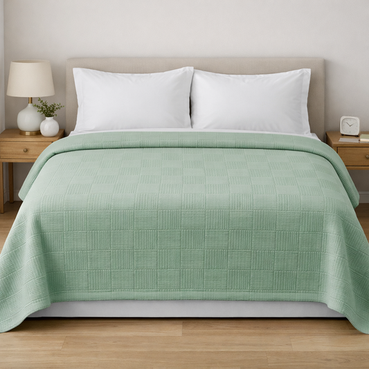 Πικέ Κουβέρτα Διπλή 200x230cm 1+1 Δώρο – Ανάγλυφη Πικέ για Κρεβάτι