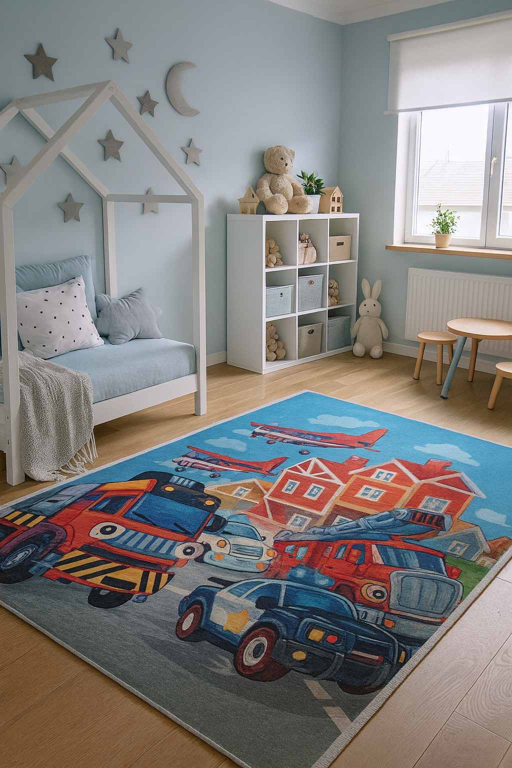 Παιδικά Χαλάκια Δωματίου 120×180 cm – Αυτοκίνητα, Πίστα Αγώνων, Πυροσβεστικό, Πριγκίπισσα & Εκπαιδευτικά Σχέδια