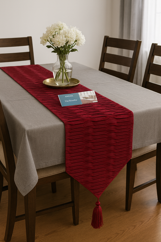 Τραβέρσα Διακοσμητική 40x180 εκ. με Φούντα