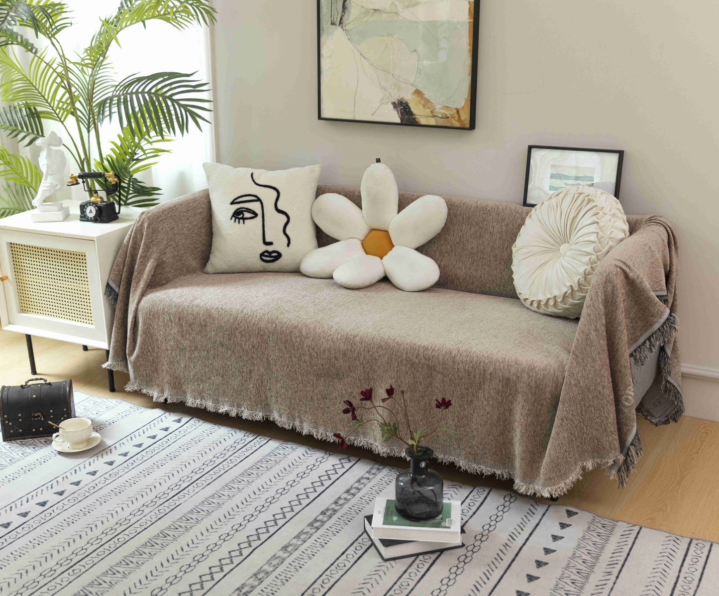 Ριχτάρι Καναπέ Σενίλ – Πολυθρόνα, Διθέσιος & Τριθέσιος