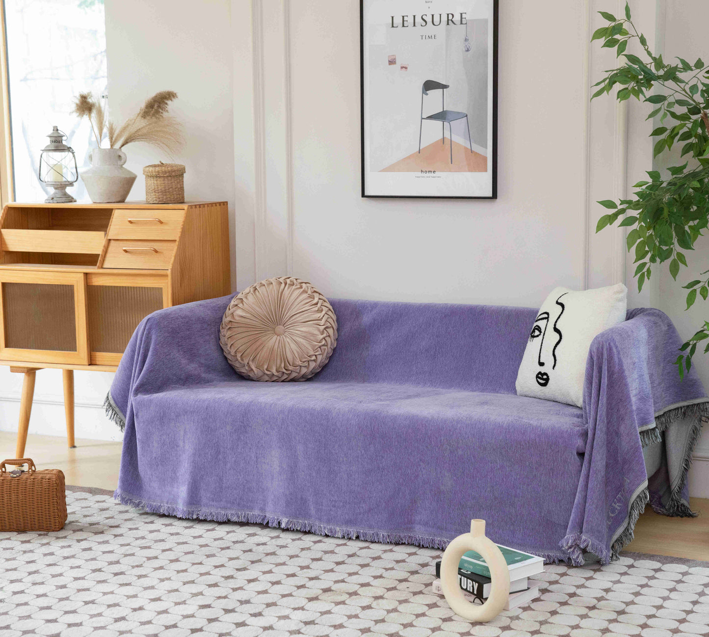 Ριχτάρι Καναπέ Σενίλ – Πολυθρόνα, Διθέσιος & Τριθέσιος