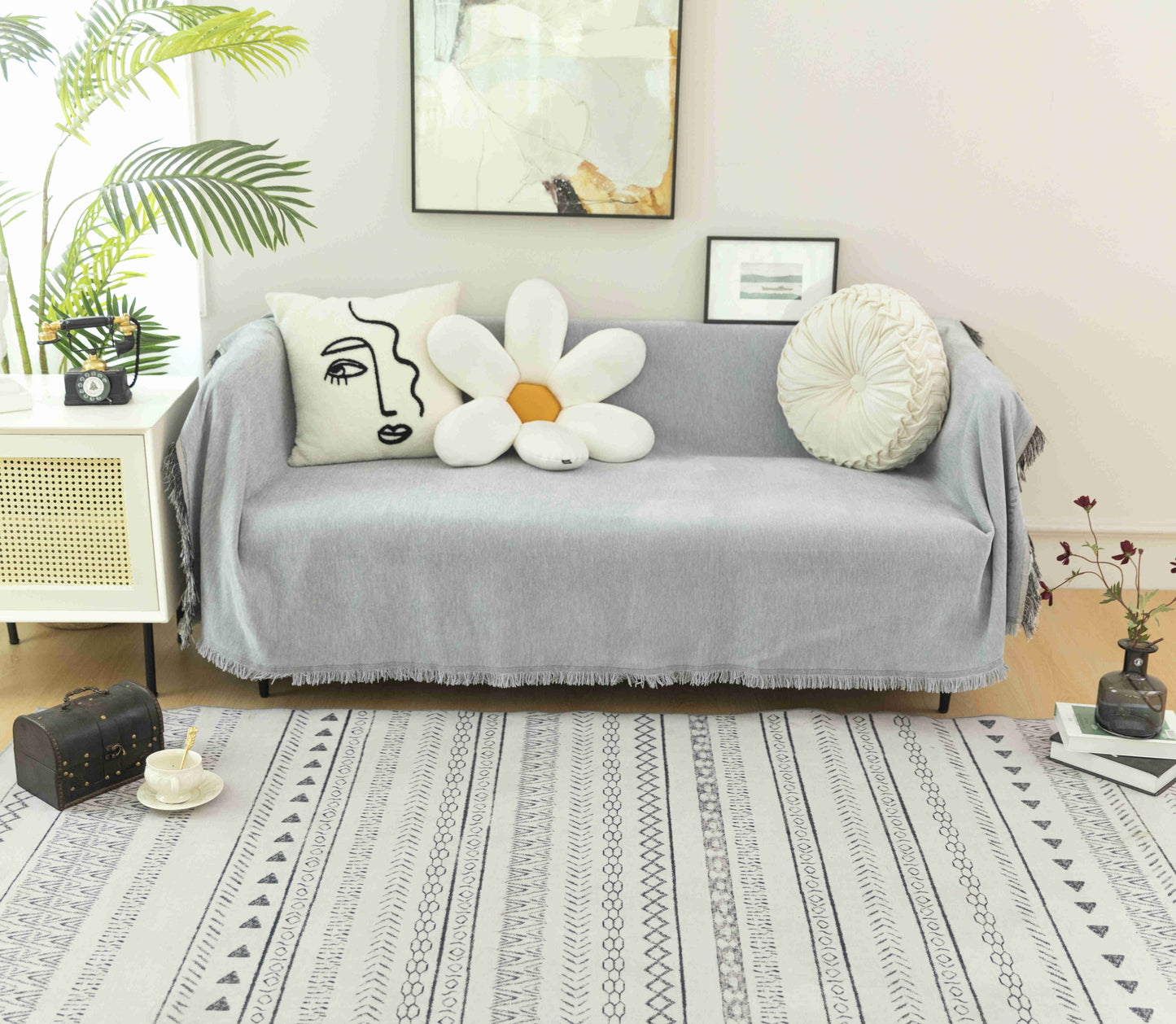 Ριχτάρι Καναπέ Σενίλ – Πολυθρόνα, Διθέσιος & Τριθέσιος