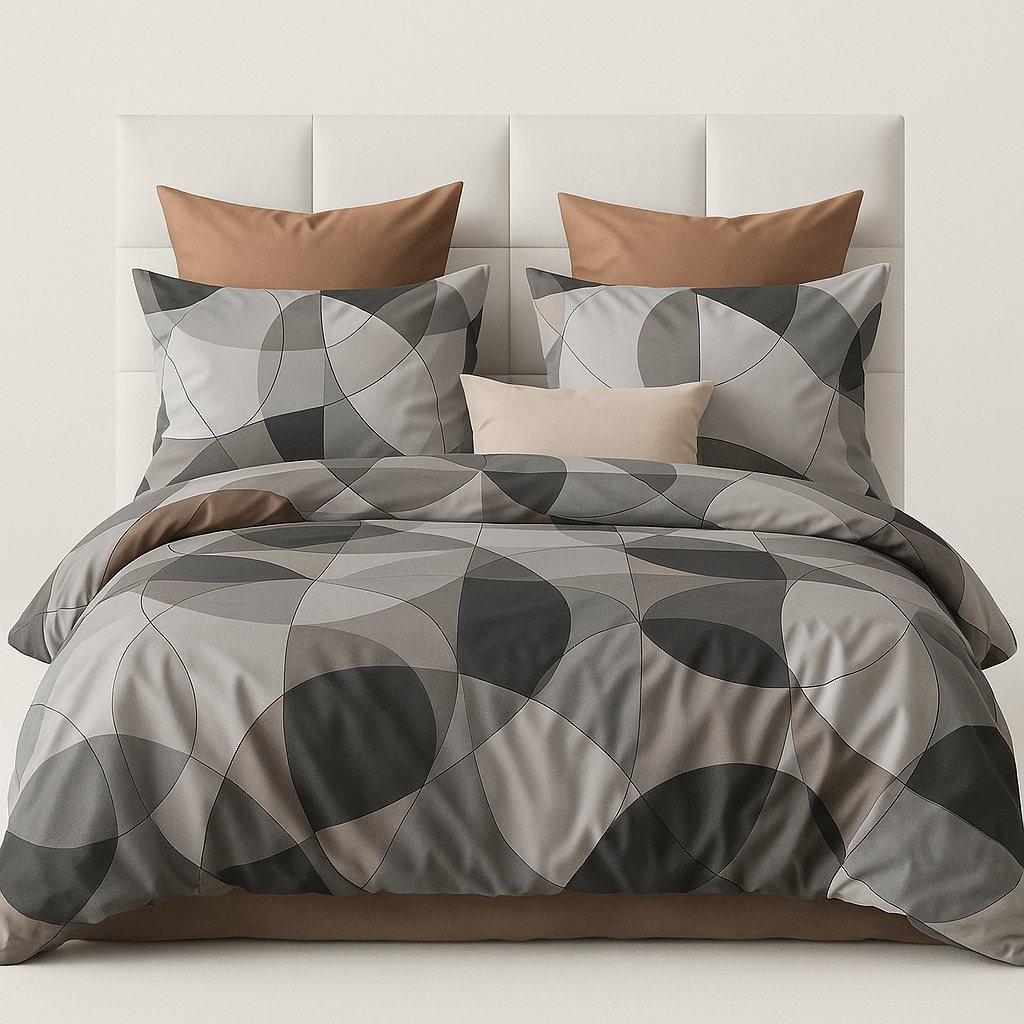 Παπλωματοθήκη Εμπριμέ Υπέρδιπλη 220x240