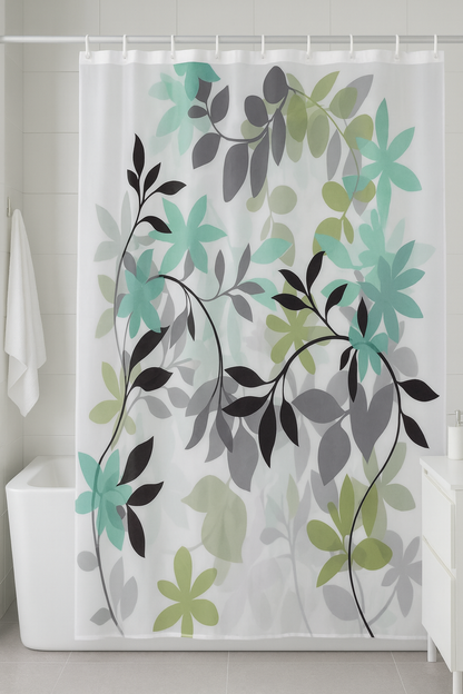 Κουρτίνα Μπάνιου 180x200 εκ. Νάιλον – Αδιάβροχη με Μοντέρνα Σχέδια