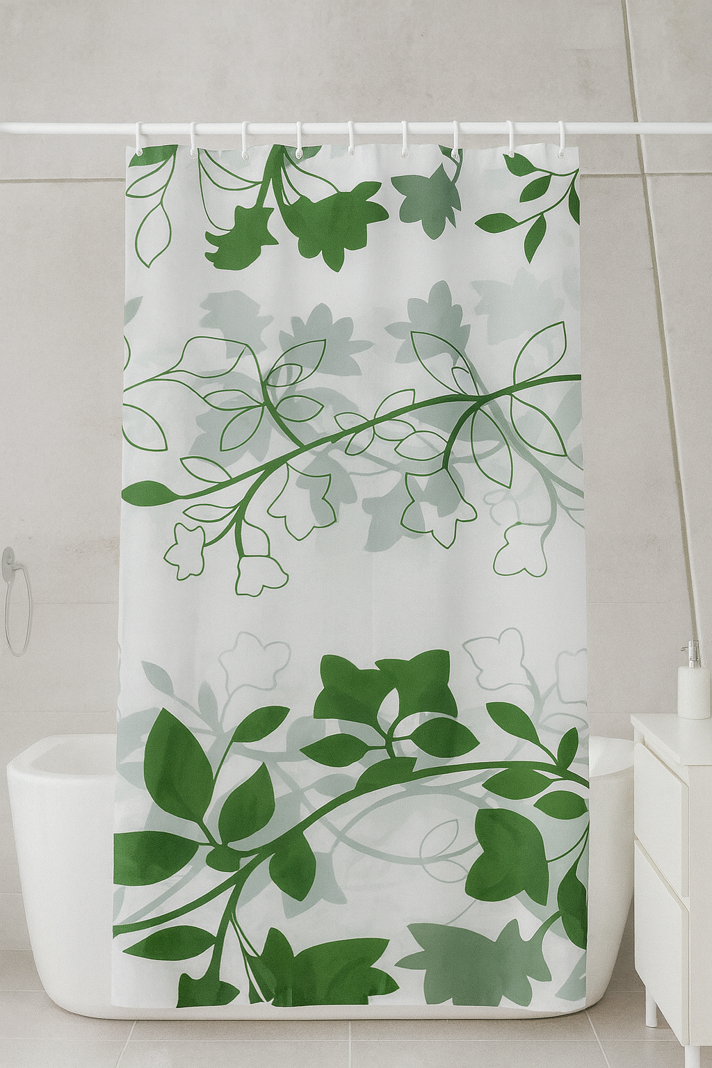 Κουρτίνα Μπάνιου 180x200 εκ. Νάιλον – Αδιάβροχη με Μοντέρνα Σχέδια