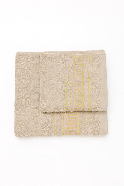 Σετ Πετσέτες Μπάνιου & Προσώπου 100% Βαμβάκι (50x90 & 70x140)