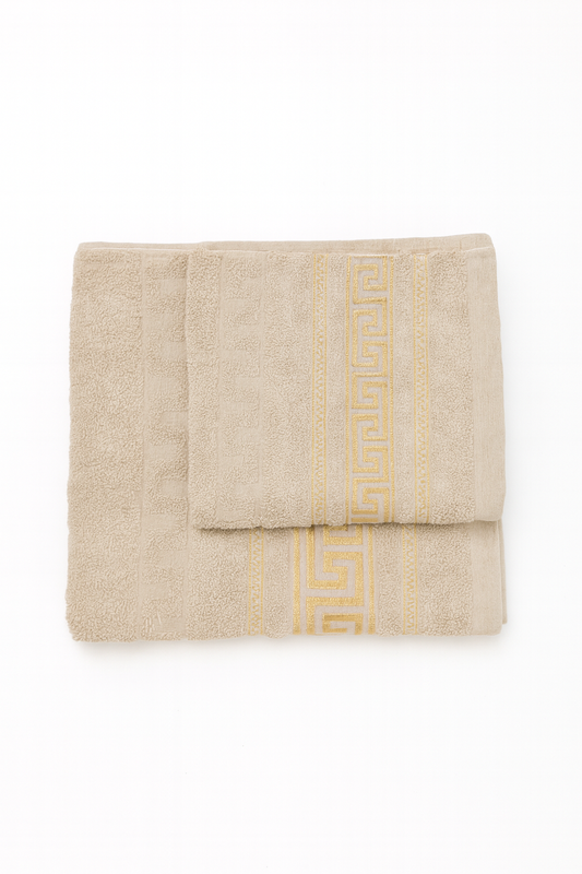 Σετ Πετσέτες Μπάνιου & Προσώπου 100% Βαμβάκι (50x90 & 70x140)