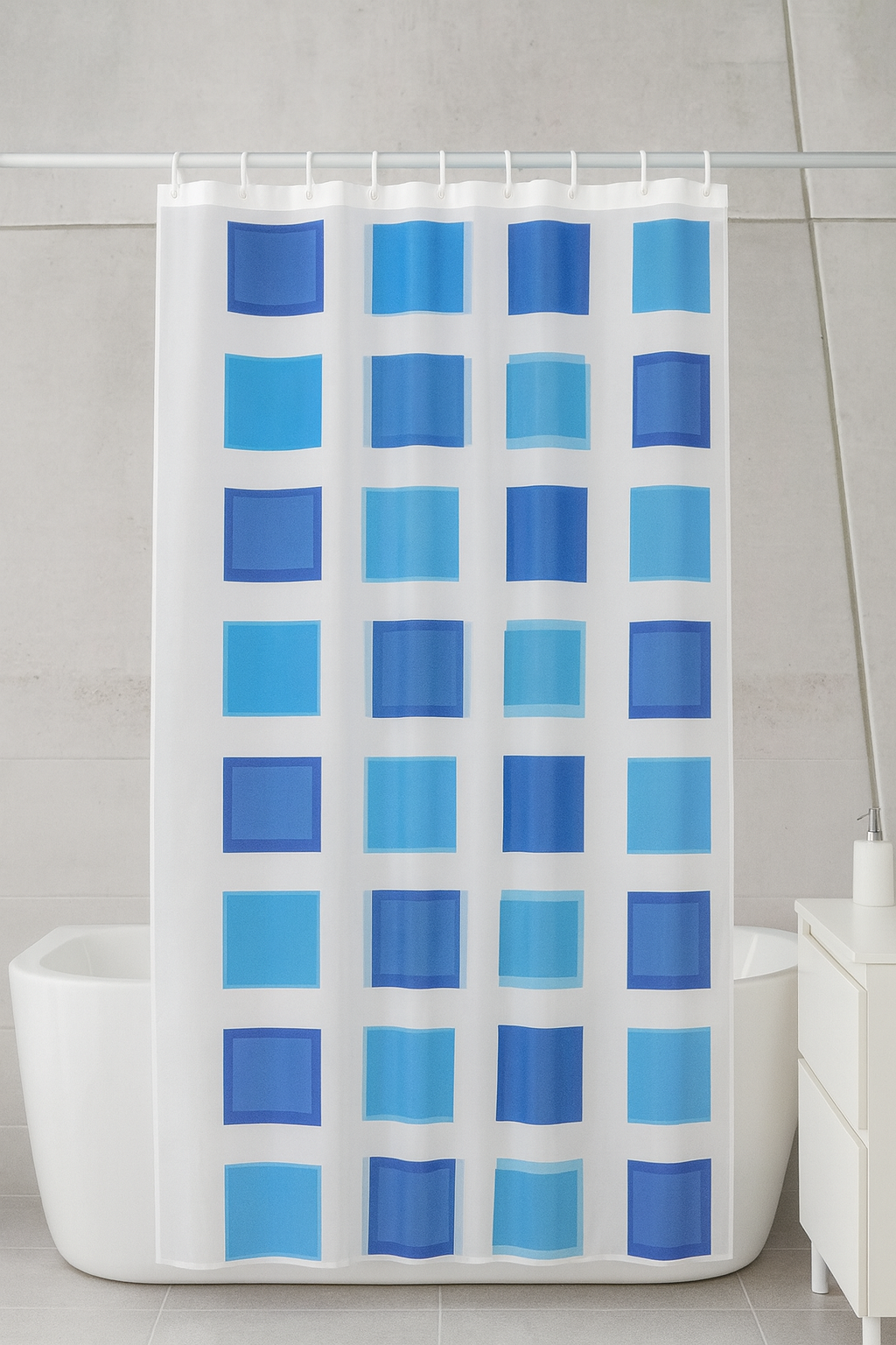 Κουρτίνα Μπάνιου 180x200 εκ. Νάιλον – Αδιάβροχη με Μοντέρνα Σχέδια