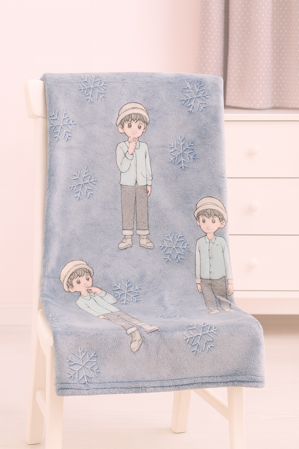 Παιδική Κουβέρτα Φωσφορίζουσα 150x200 – Απαλή Φλις Κουβέρτα με Σχέδιο