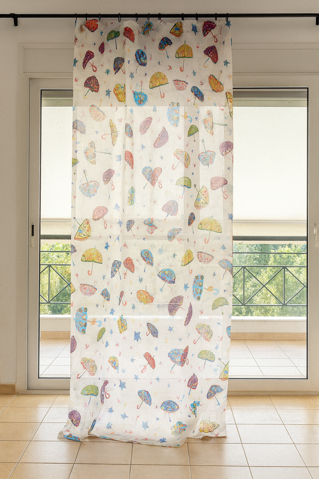 Έτοιμη Κουρτίνα με Τρέσσα 280x300 εκ.