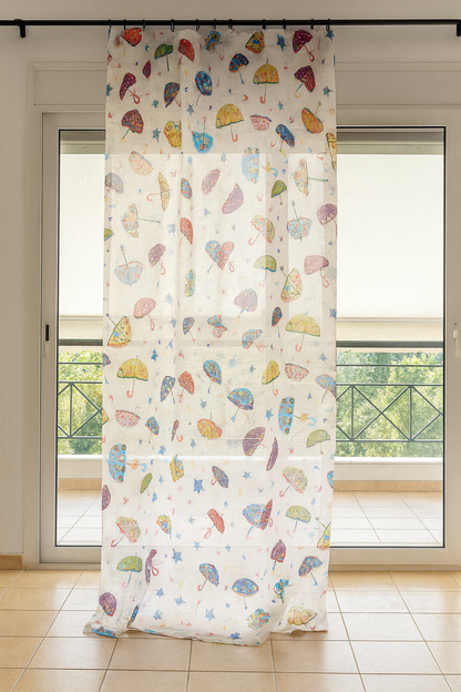 Έτοιμη Κουρτίνα με Τρέσσα 280x300 εκ.