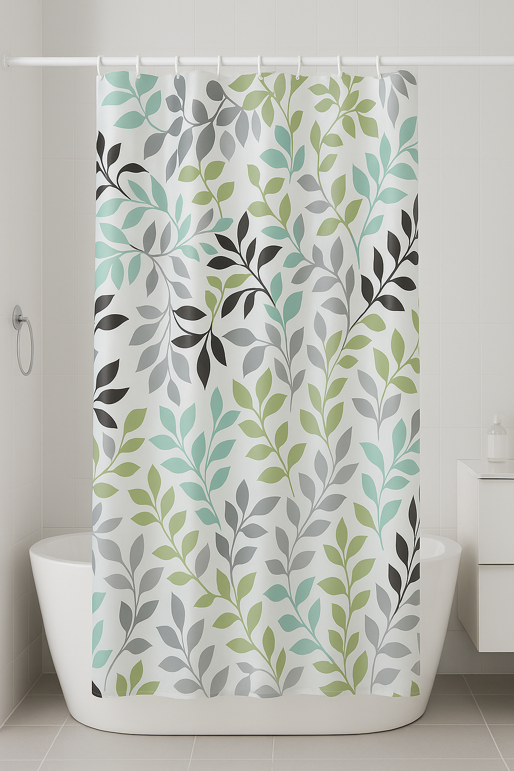 Κουρτίνα Μπάνιου 180x200 εκ. Νάιλον – Αδιάβροχη με Μοντέρνα Σχέδια