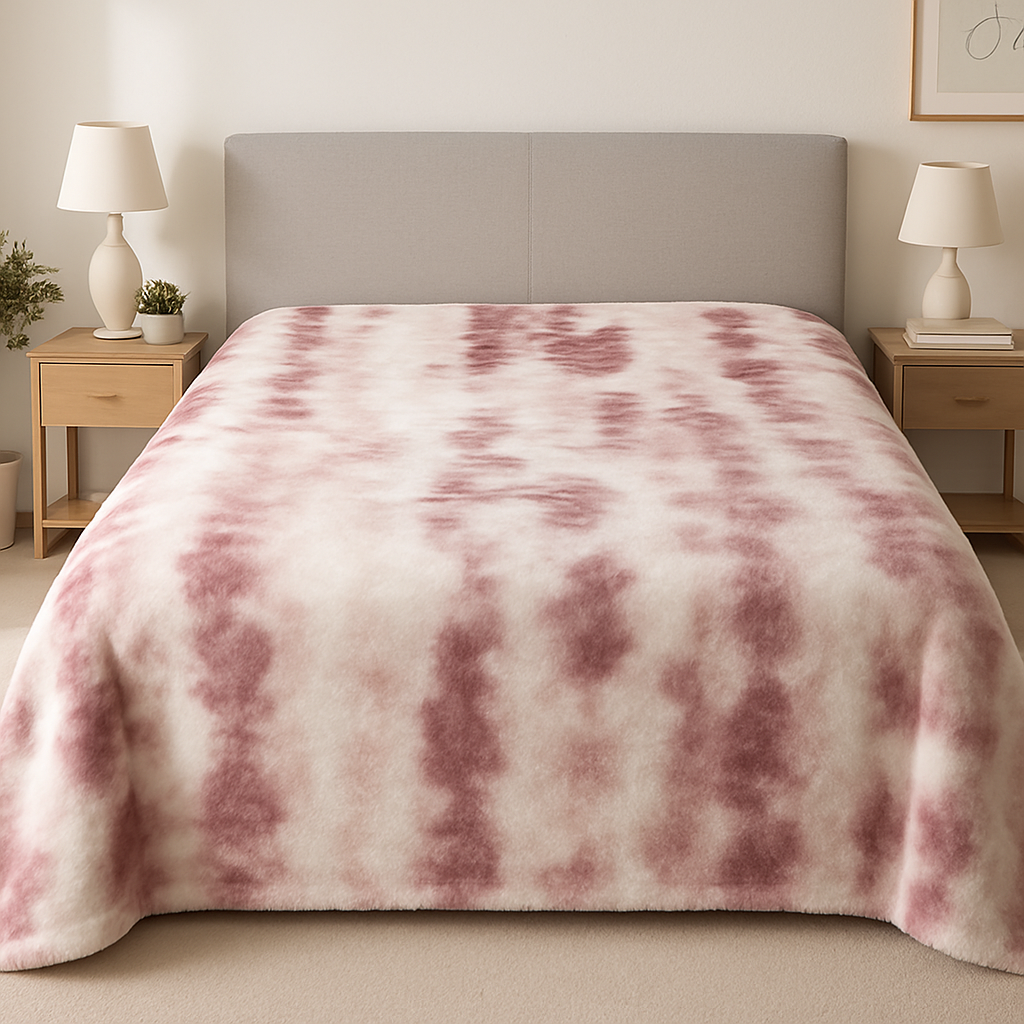 Υπέρδιπλη Κουβέρτα Δίχρωμη 220x240