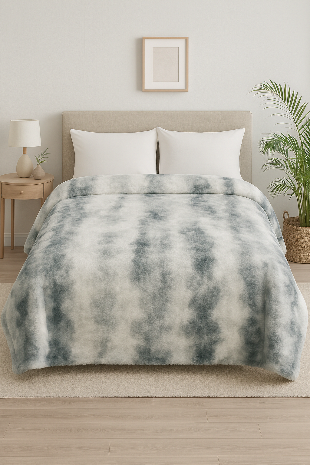 Υπέρδιπλη Κουβέρτα Δίχρωμη 220x240