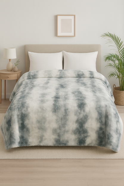 Υπέρδιπλη Κουβέρτα Δίχρωμη 220x240