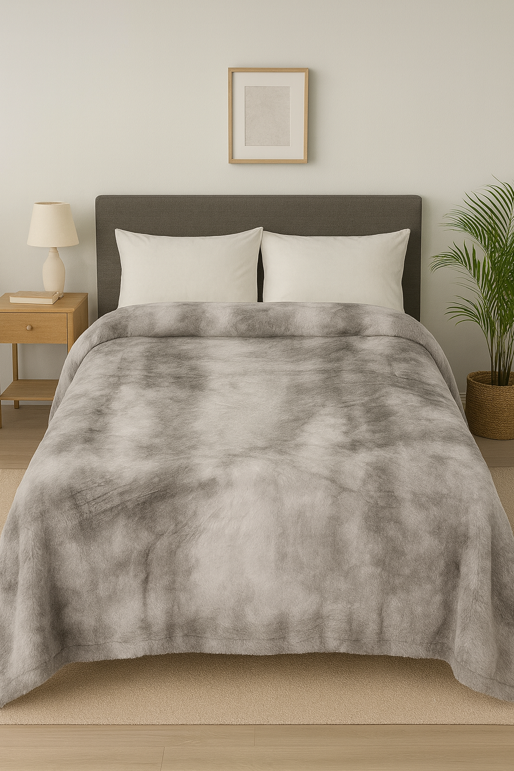 Υπέρδιπλη Κουβέρτα Δίχρωμη 220x240