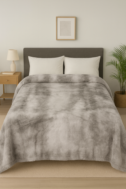 Υπέρδιπλη Κουβέρτα Δίχρωμη 220x240