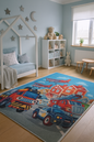 Παιδικά Χαλάκια Δωματίου 120×180 cm – Αυτοκίνητα, Πίστα Αγώνων, Πυροσβεστικό, Πριγκίπισσα & Εκπαιδευτικά Σχέδια