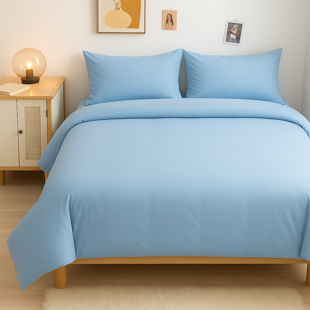 Παπλωματοθήκη Μονόχρωμη Υπέρδιπλη 220x240