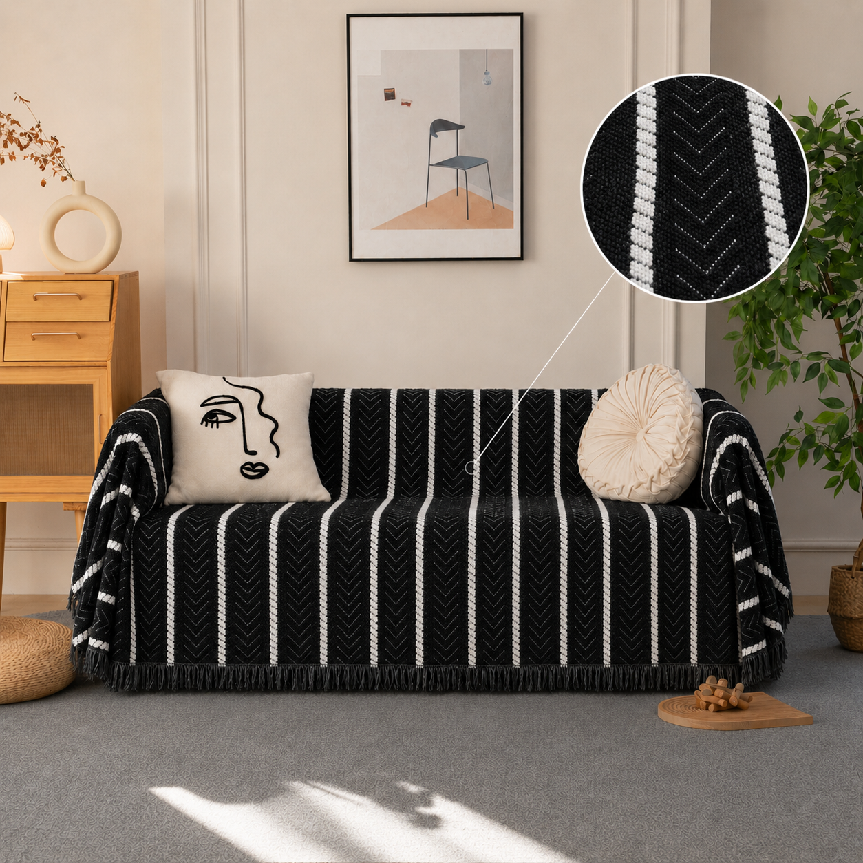 Ριχτάρι Chenille Premium πυκνής ύφανσης | 180×240 & 180×280
