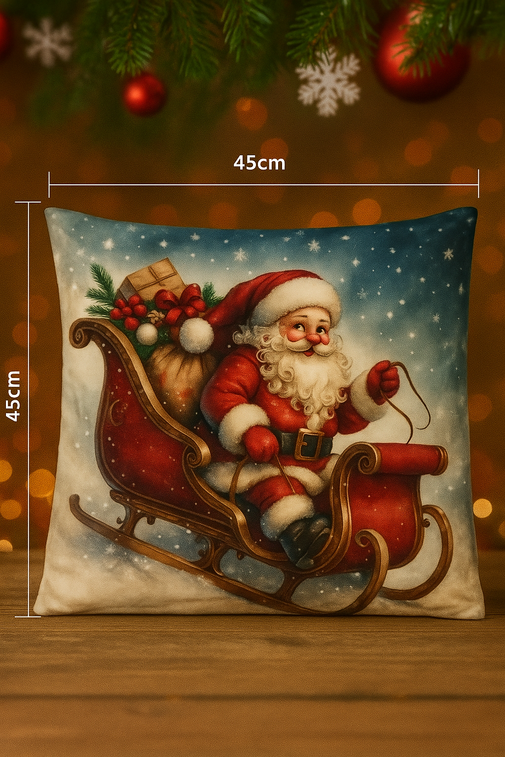 Χριστουγενιατικες μαξιλαροθηκες σετ 2 τεμαχιων