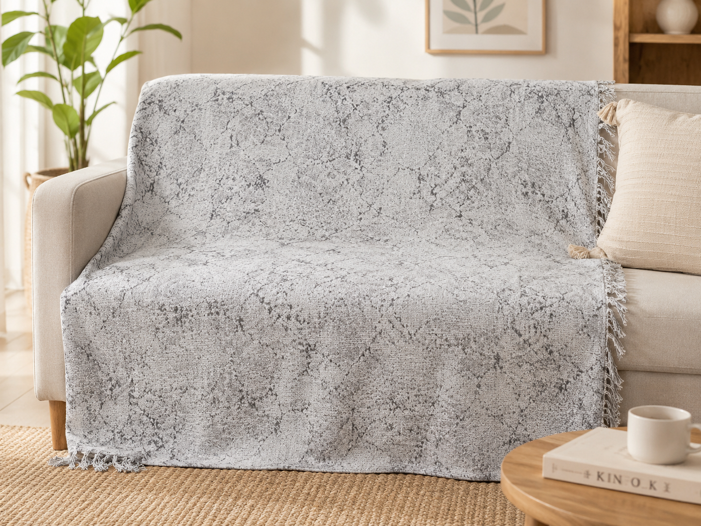 Βαμβακερό Ριχτάρι Καναπέ 180x300|All4myhome
