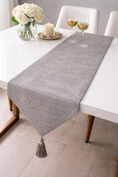Βελουτέ Τραβέρσα 35x180cm – Πολυτελής Διακόσμηση Τραπεζιού με Ανάγλυφη Υφή
