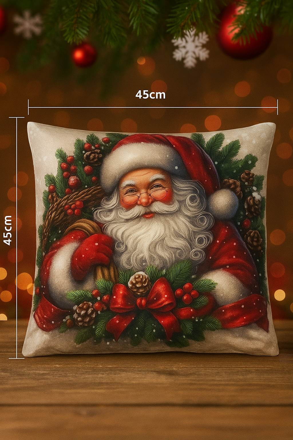 Χριστουγενιατικες μαξιλαροθηκες σετ 2 τεμαχιων