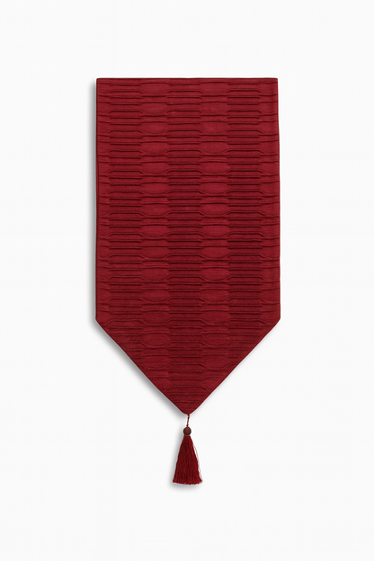 Βελουτέ Τραβέρσα 33×180 με Κρόσσια – Πολυτελής Μαλακή Διακοσμητική Τραπεζαρίας