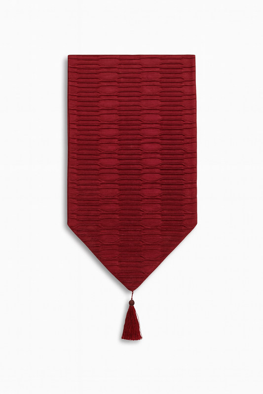 Βελουτέ Τραβέρσα 33×180 με Κρόσσια – Πολυτελής Μαλακή Διακοσμητική Τραπεζαρίας