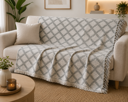 Βαμβακερό Ριχτάρι Καναπέ 180x300|All4myhome