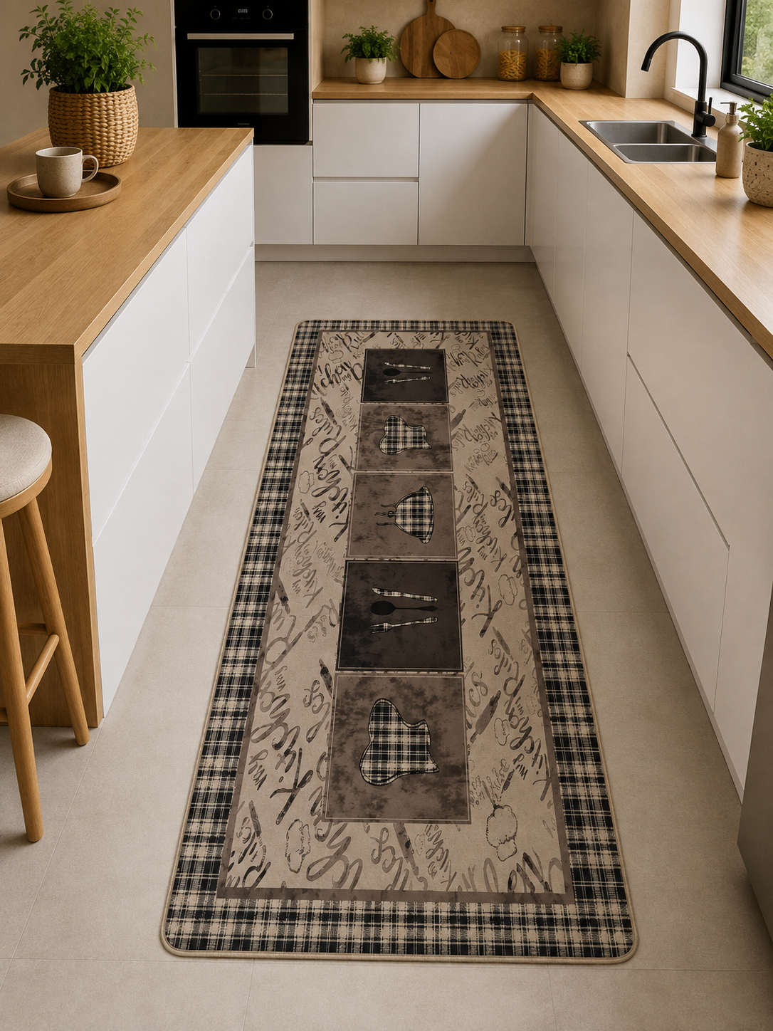 Premium Διάδρομος Κουζίνας 60×180cm – Αντιολισθητικός με Μοντέρνα Σχέδια