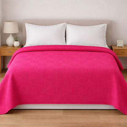 Πικέ Κουβέρτα Διπλή 200x230cm 1+1 Δώρο – Ανάγλυφη  Πικέ για Κρεβάτι