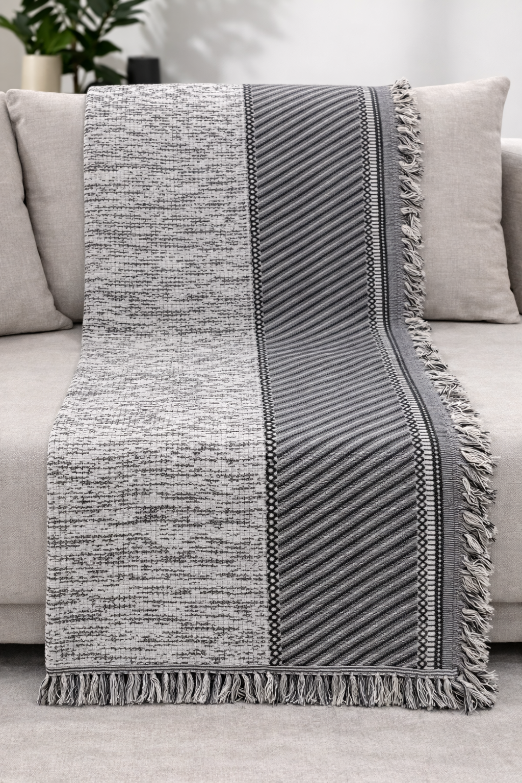 Βαμβακερό Ριχτάρι Καναπέ 180x300|All4myhome