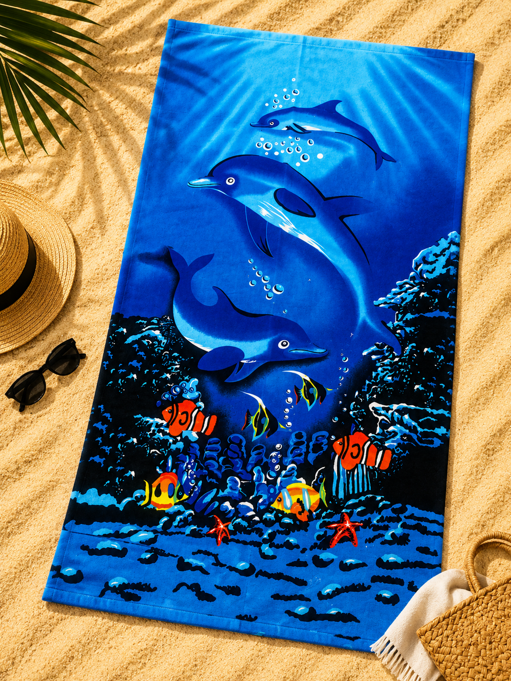 Πετσέτα Θαλάσσης Microfiber 70x140cm – Ελαφριά, Γρήγορο Στέγνωμα & Ιδανική για Παραλία
