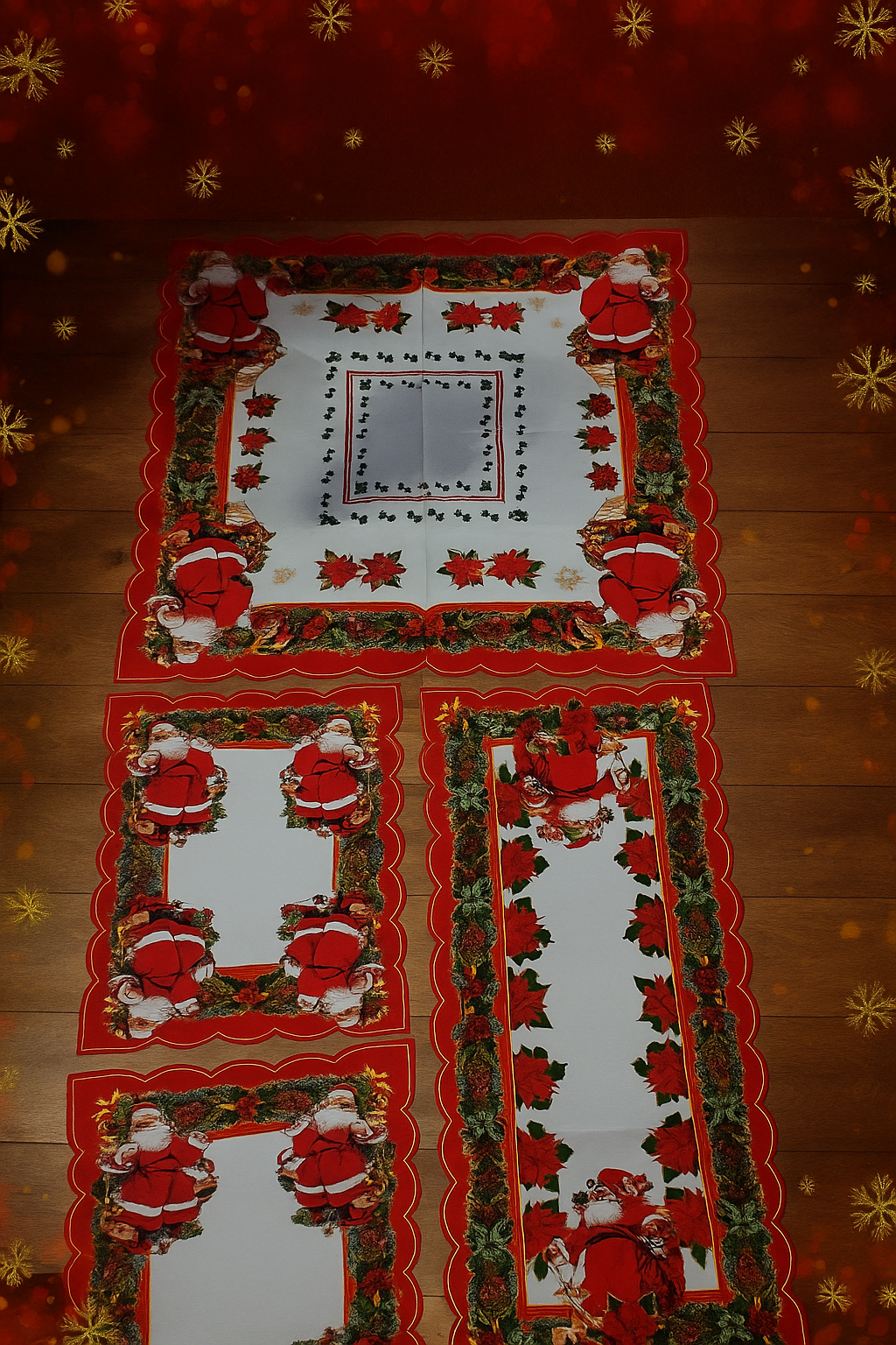 Χριστουγεννιατικα σετ 4 τεμαχιων