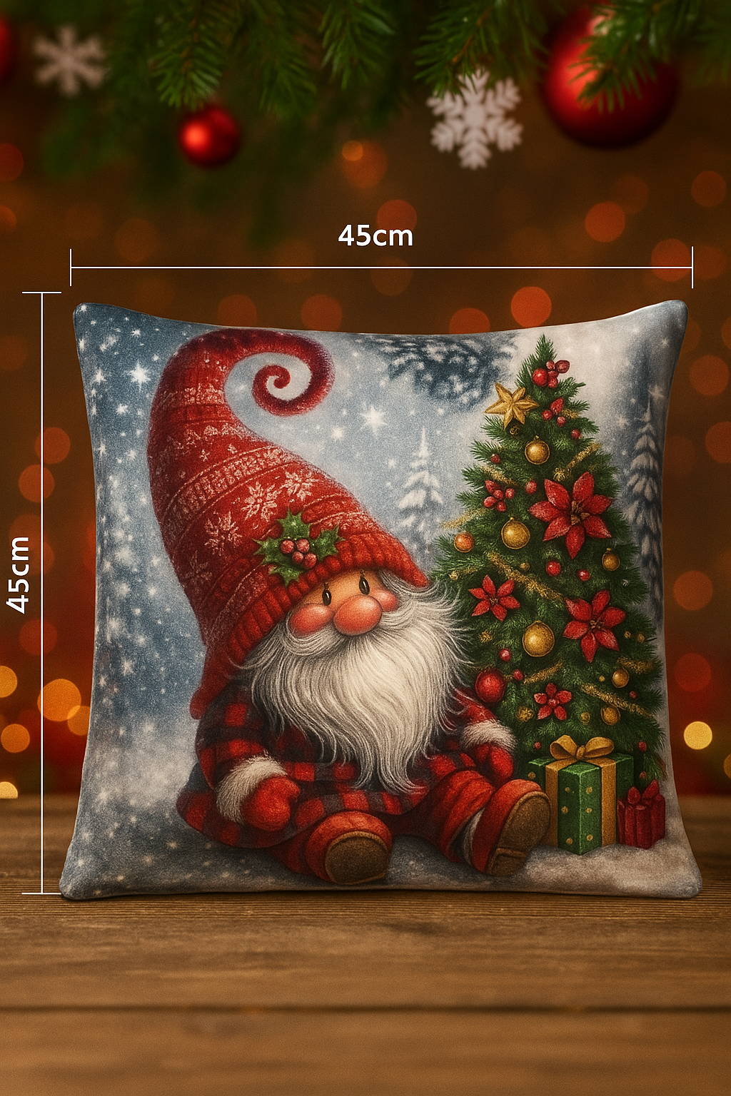 Χριστουγενιατικες μαξιλαροθηκες σετ 2 τεμαχιων