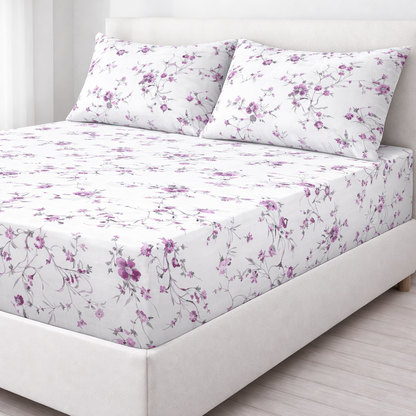 Βαμβακερό Σεντόνι με Λάστιχο MARWA 180x200+30 με 2 Μαξιλαροθήκες – 100% Βαμβάκι