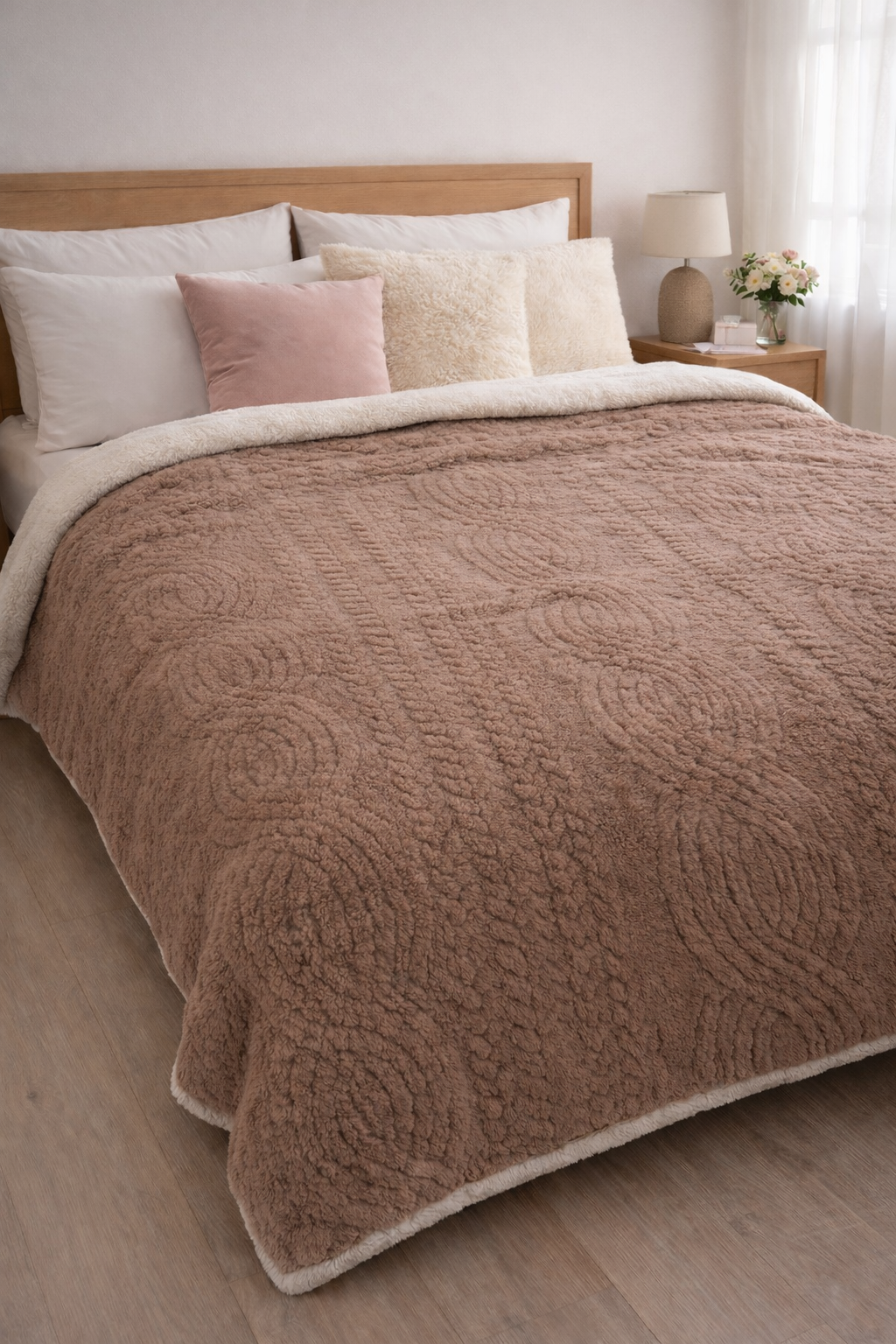 Κουβέρτα Υπέρδιπλη 200x230 με Γούνα – Extra Soft & Ζεστή