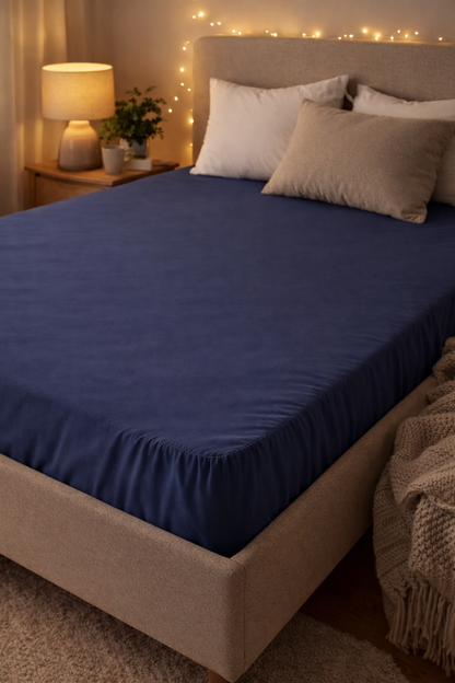 Σεντόνι Υπέρδιπλο με Λάστιχο στις Γωνίες Nuance – 180x200+25cm (100% Βαμβάκι)