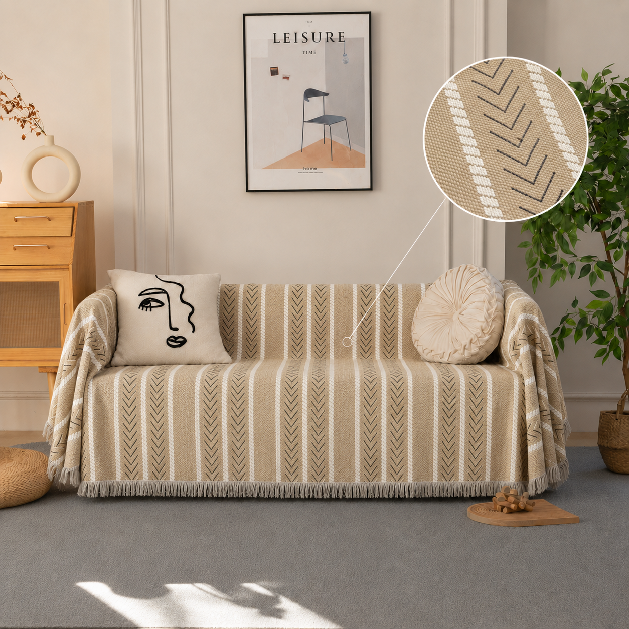 Ριχτάρι Chenille Premium πυκνής ύφανσης | 180×240 & 180×280