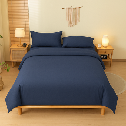 Παπλωματοθήκη Μονόχρωμη Υπέρδιπλη 220x240