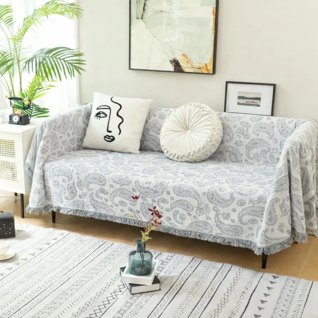 Ριχτάρια Σενίλ Καλοκαιρινά Διθέσια & Τριθέσια | Ανθεκτικά Ριχτάρια Καναπέ | All4myhome