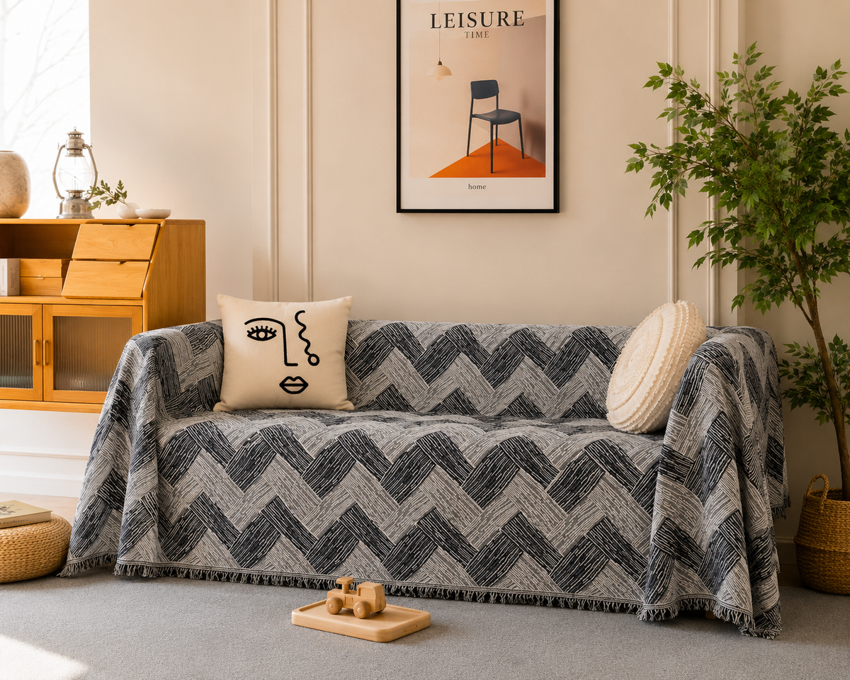 Βαμβακερό Ριχτάρι Καναπέ 180×230 cm – 1+1 ΔΩΡΟ