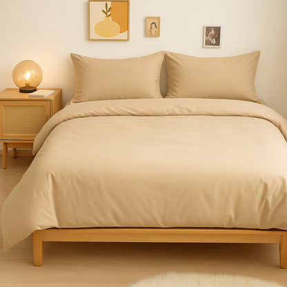 Παπλωματοθήκη Μονόχρωμη Υπέρδιπλη 220x240