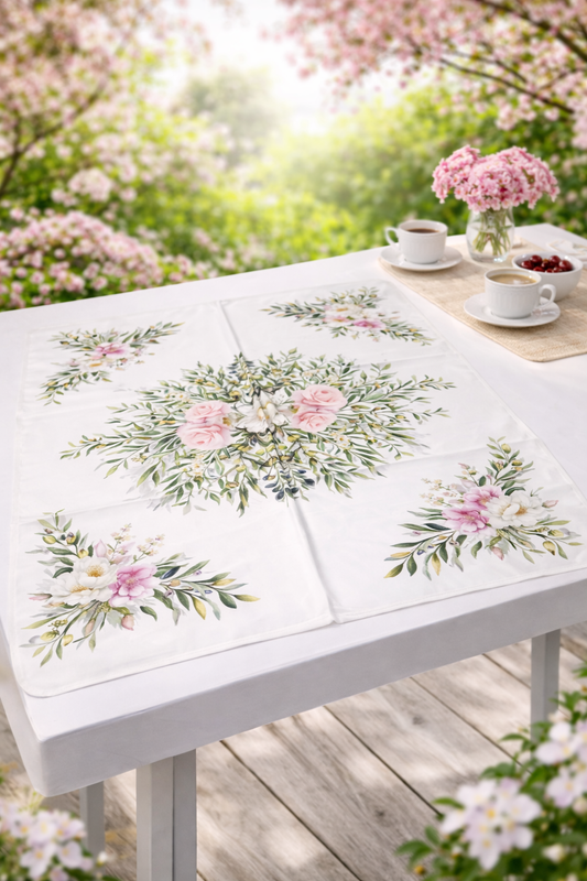 Αλέκιαστα Καρέ 90x90 – Μοντέρνα Εμπριμέ Σχέδια για Κουζίνα & Τραπέζι