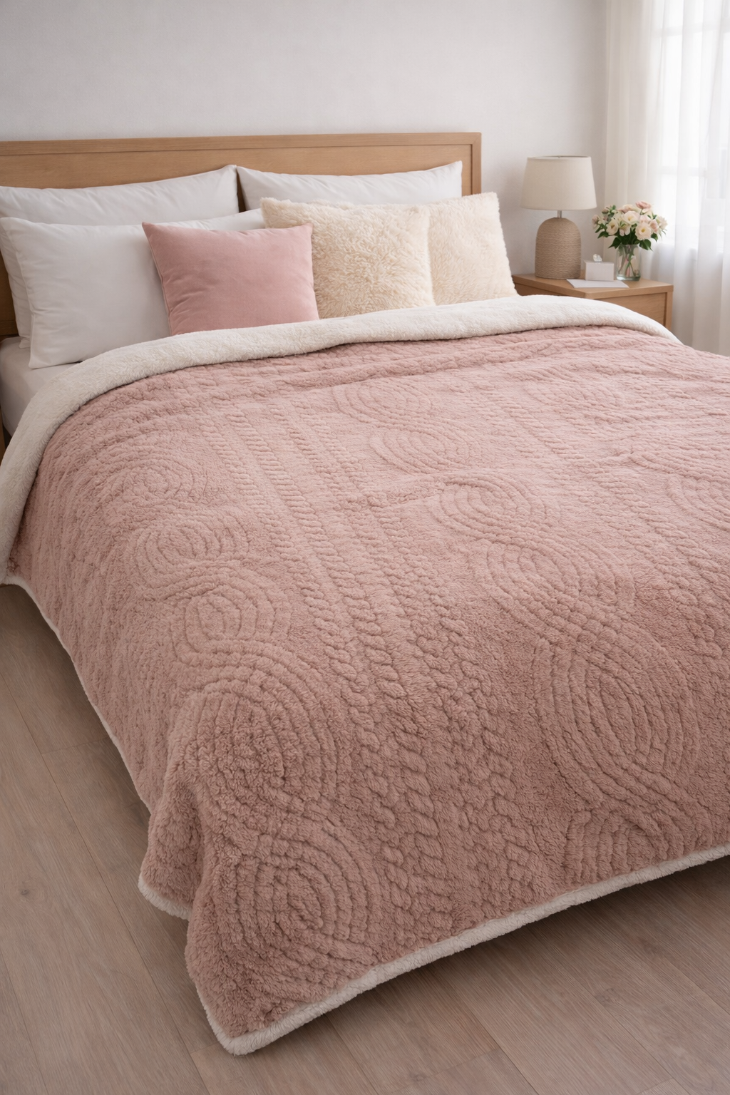 Κουβέρτα Υπέρδιπλη 200x230 με Γούνα – Extra Soft & Ζεστή