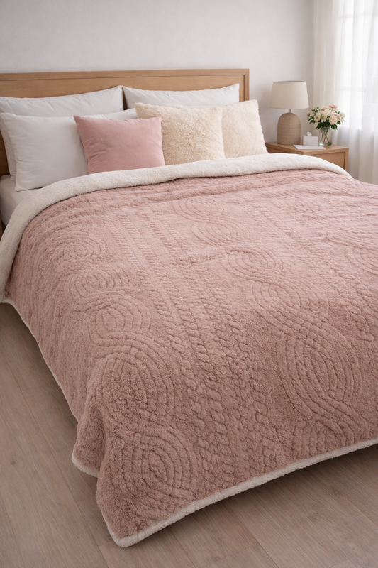 Κουβέρτα Υπέρδιπλη 200x230 με Γούνα – Extra Soft & Ζεστή