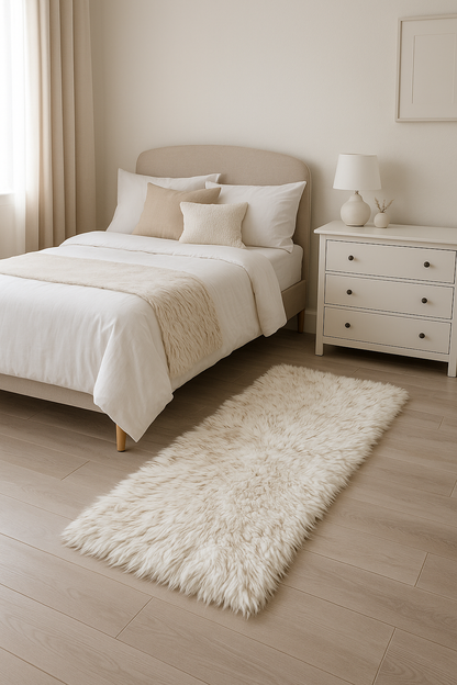 Διάδρομος Τεχνητής Γούνας 60×140 εκ – Μακριά Τρίχα & Αντιολισθητικός